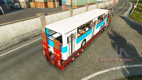 Bajo el barrido con el autobús Ikarus 260 para Euro Truck Simulator 2