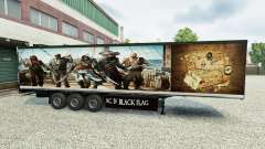 La piel Assassins Creed IV remolque para Euro Truck Simulator 2