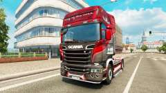 La piel del Rey de la Carretera en el tractor Scania para Euro Truck Simulator 2