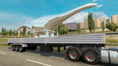 Trailer de la Estatua de Dinosaurio para Euro Truck Simulator 2