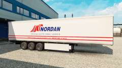 La piel Nordan en el remolque para Euro Truck Simulator 2