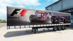 La piel de la Fórmula 1 en el semi-remolque para American Truck Simulator