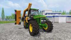 John Deere 7810 [mount mower] para Farming Simulator 2015