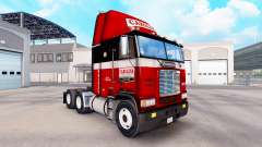 La piel en Carolina del tractor Freightliner FLB para American Truck Simulator