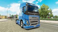 La piel de Año del Caballo de Volvo trucks para Euro Truck Simulator 2