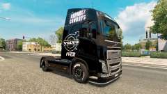 El asfalto de los Vaqueros de piel para camiones Volvo para Euro Truck Simulator 2