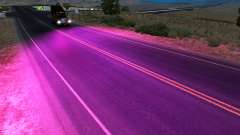 Púrpura xenons para American Truck Simulator