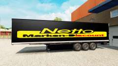 La piel Netto en el remolque para Euro Truck Simulator 2