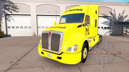 La piel Ama a Peterbilt y Kenworth tractores para American Truck Simulator