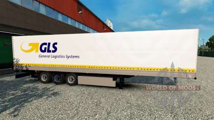 Independiente GLS remolque para Euro Truck Simulator 2