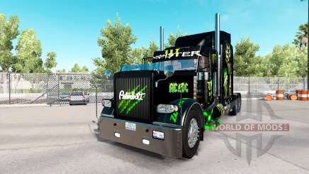 Monster Energy de la piel para el camión Peterbilt 389 para American Truck Simulator