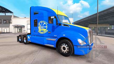 La piel Golden State Warriors en el tractor Kenworth para American Truck Simulator