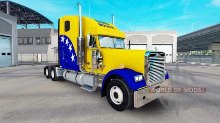 La piel Bosnia en el camión Freightliner Classic XL para American Truck Simulator