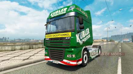 Kubler Spedition de la piel para DAF camión para Euro Truck Simulator 2