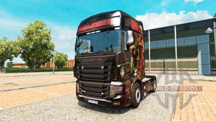 La piel de los Hijos de la Anarquía en el tractor Scania R700 para Euro Truck Simulator 2