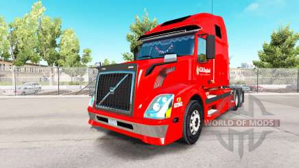 Piel C R Inglaterra en tractor Volvo VNL 670 para American Truck Simulator