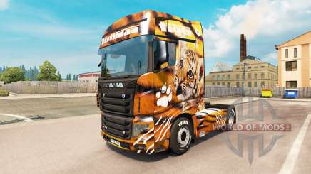 Piel de tigre para el camión Scania R700 para Euro Truck Simulator 2