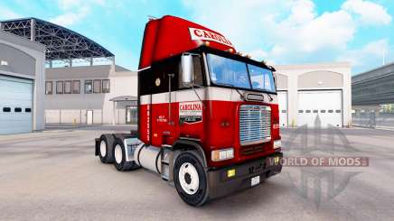 La piel en Carolina del tractor Freightliner FLB para American Truck Simulator