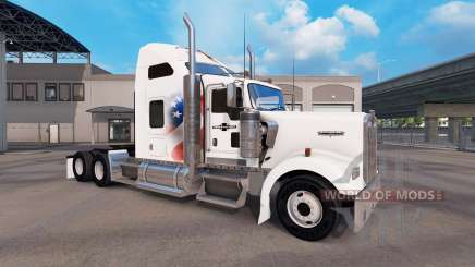 La piel Independiente en el camión Kenworth W900 para American Truck Simulator