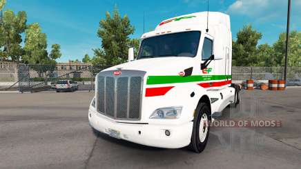 La piel Consildated Freightways para camión Peterbilt para American Truck Simulator