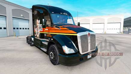 La piel de Harley-Davidson en un Kenworth tractor para American Truck Simulator