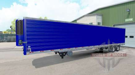 Azul refrigerados semi-remolque para American Truck Simulator