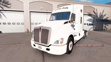 La piel en empresas Polar camión Kenworth para American Truck Simulator