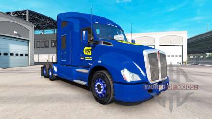 La piel de Best Buy en el tractor Kenworth para American Truck Simulator