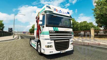 Collin IronMan de la piel para DAF camión para Euro Truck Simulator 2