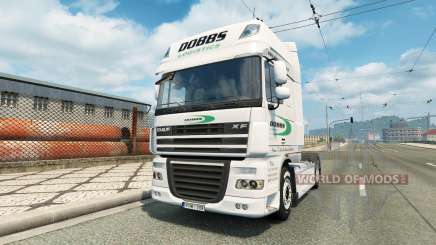 La piel en Dobbs Logística de camiones DAF para Euro Truck Simulator 2