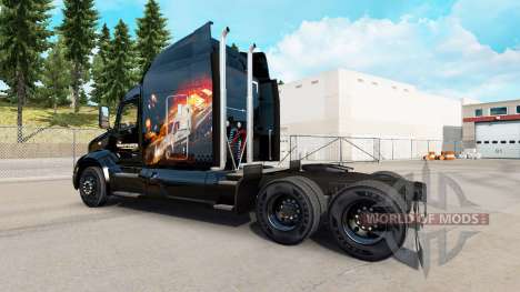 La piel Del Transportador para camión Peterbilt para American Truck Simulator