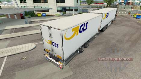 Semi-remolque Krone Gigaliner [GLS] para Euro Truck Simulator 2