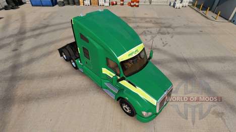 La piel en Freightlines Kenworth tractor para American Truck Simulator