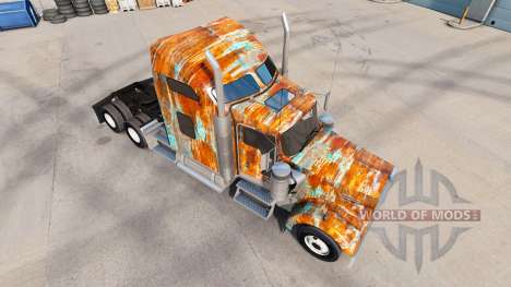La piel de la Roya en el camión Kenworth W900 para American Truck Simulator