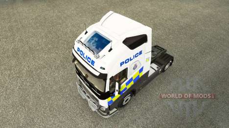 La policía de la piel para camiones Volvo para Euro Truck Simulator 2