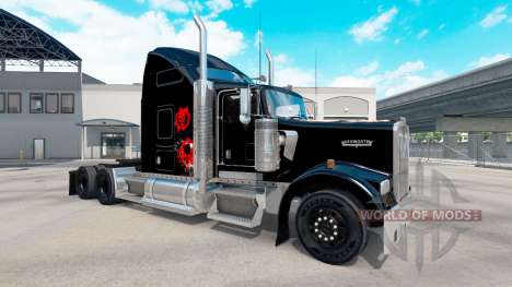 La piel sobre el Cráneo de camiones Kenworth W90 para American Truck Simulator