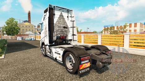 Wayang piel para camiones Volvo para Euro Truck Simulator 2