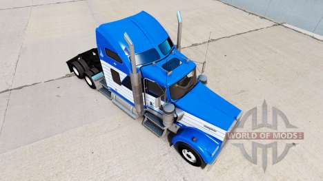 La piel Blanquear el Transporte en camión Kenwor para American Truck Simulator
