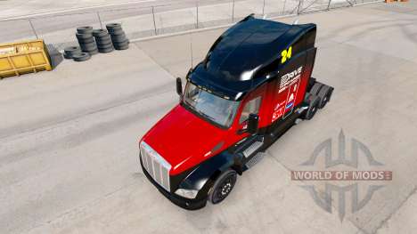 La piel Hendrick v2.0 tractor Peterbilt para American Truck Simulator