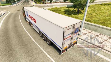 La piel Pivoin en el remolque para Euro Truck Simulator 2