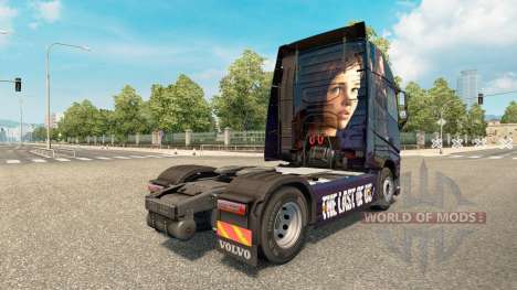 La piel que El Último De Nosotros en Volvo truck para Euro Truck Simulator 2