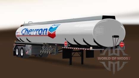 La piel de Chevron de combustible semi-remolque para American Truck Simulator