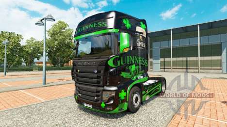 Guinness de la piel para el camión Scania R700 para Euro Truck Simulator 2