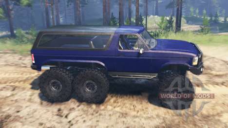 Ford Bronco 6x6 para Spin Tires