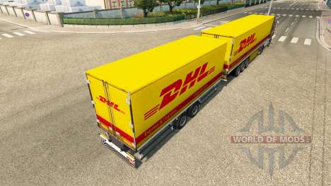 Semi-remolque Krone Gigaliner [DHL] para Euro Truck Simulator 2