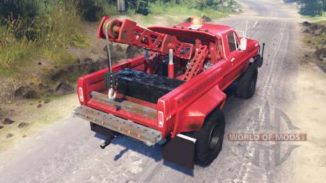 Ford F-200 1970 [Tow Truck] para Spin Tires