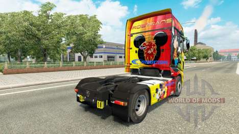 La piel Rostrans Disney Scania camión R700 para Euro Truck Simulator 2
