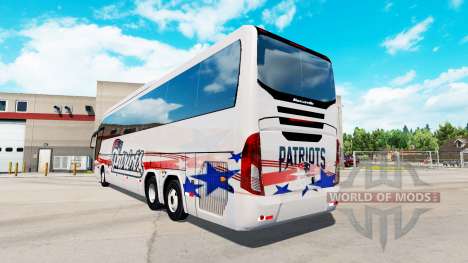 La piel de los Patriotas un autobús Mascarello R para American Truck Simulator