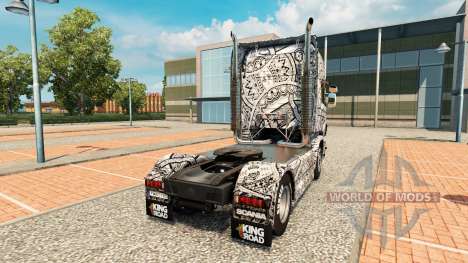 Batik de Indonesia de la piel para Scania camión para Euro Truck Simulator 2