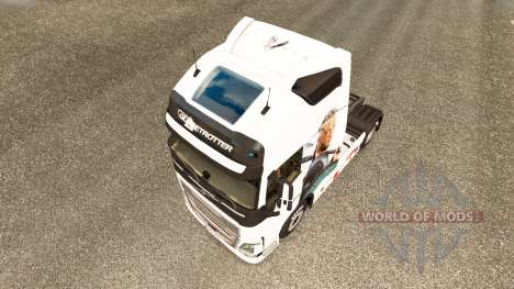 Los vikingos de la piel para camiones Volvo para Euro Truck Simulator 2